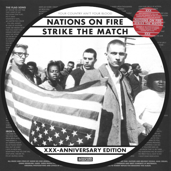 NATIONS ON FIRE - strike the match picture disc LP