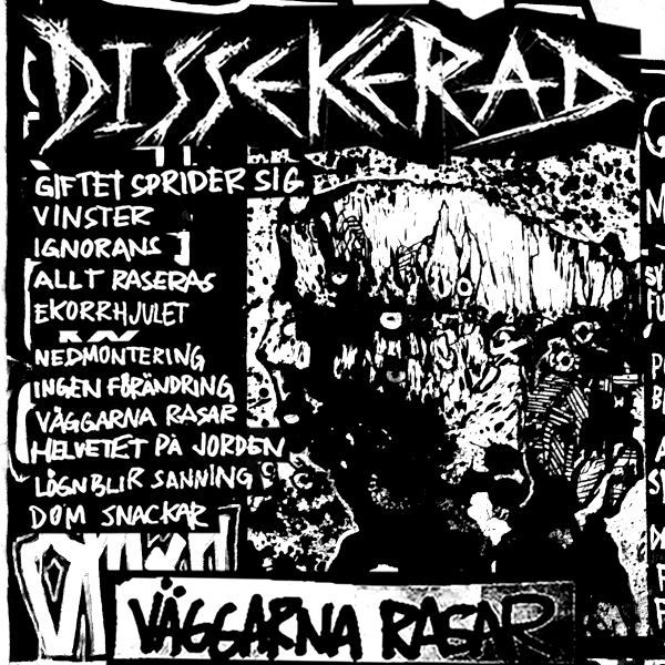 DISSEKERAD - väggarna rasar LP