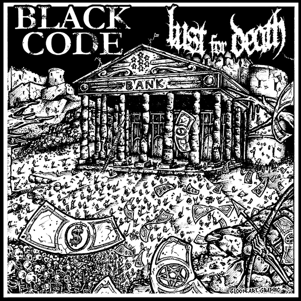 BLACK CODE / LUST FOR DEATH - split EP
